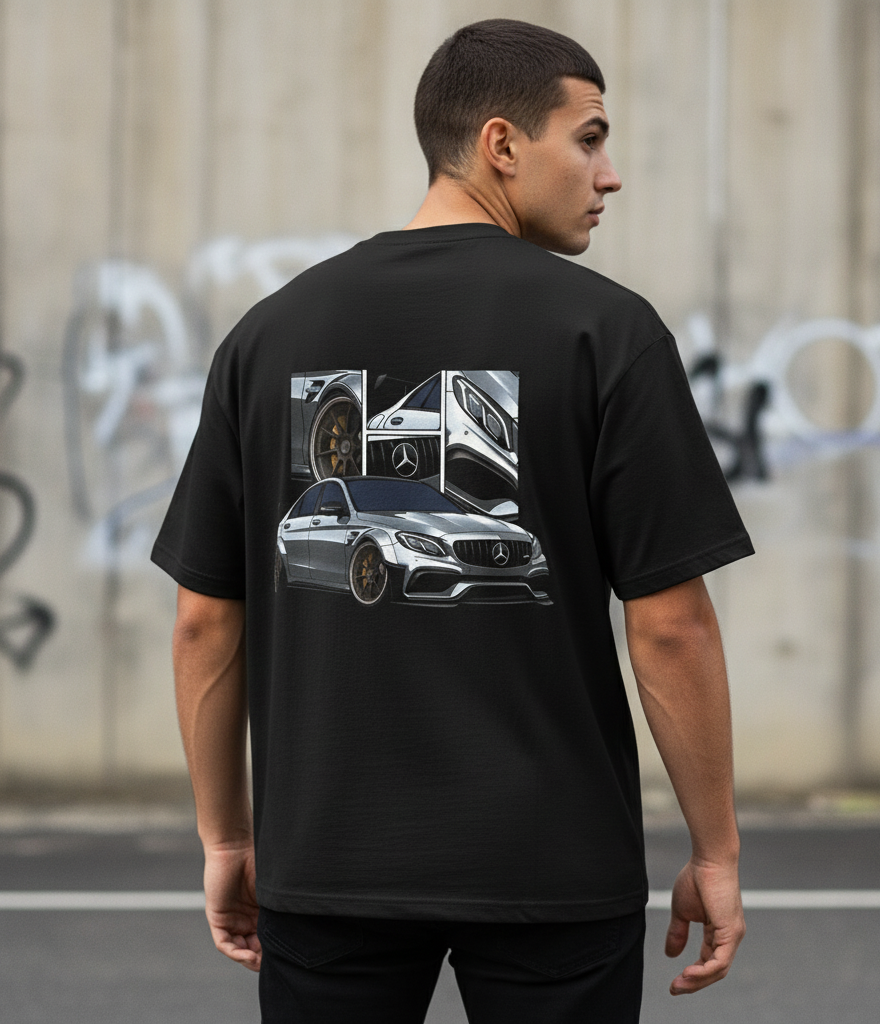 🇩🇪 Mercedes-AMG C-Class: Luxury Beast Oversized Tee