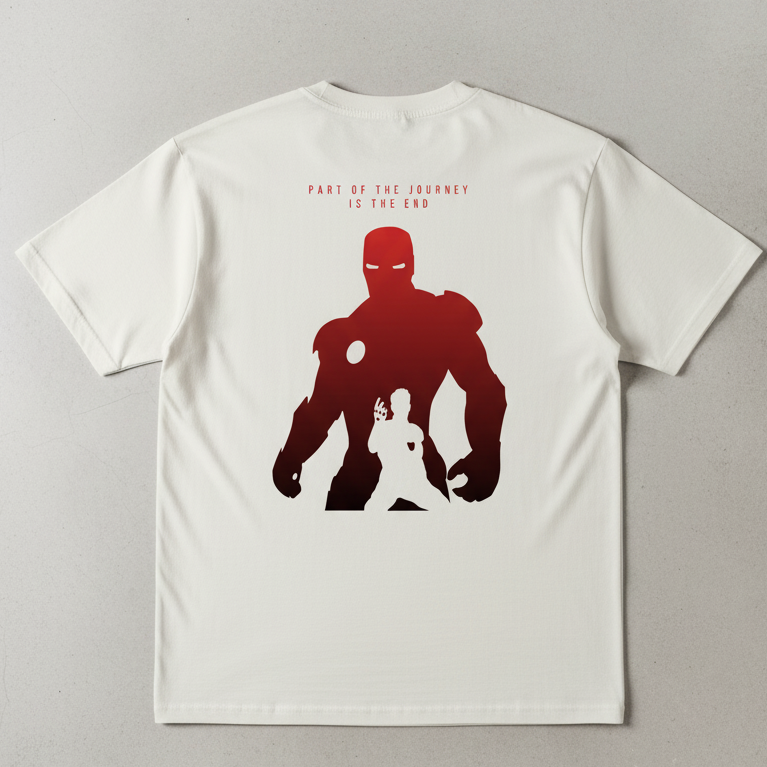 🤖 Iron Man: Part of the Journey Oversized Tee