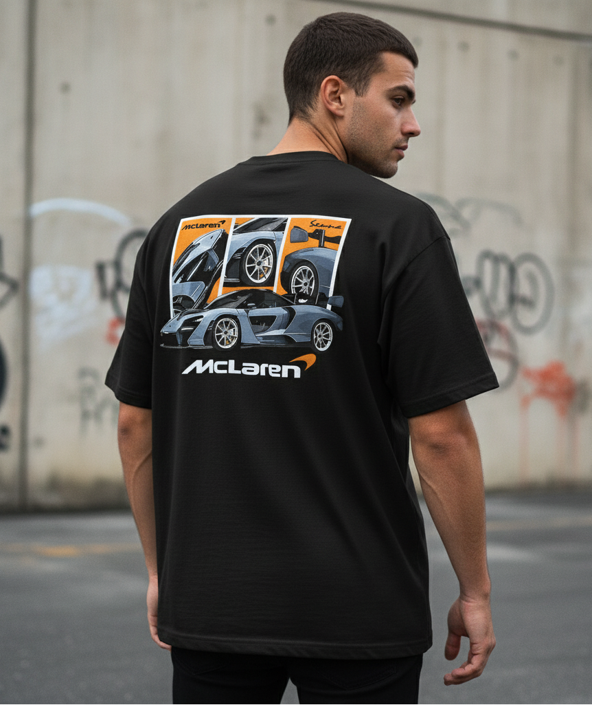 🏎️ McLaren Senna: Track Weapon Oversized Tee