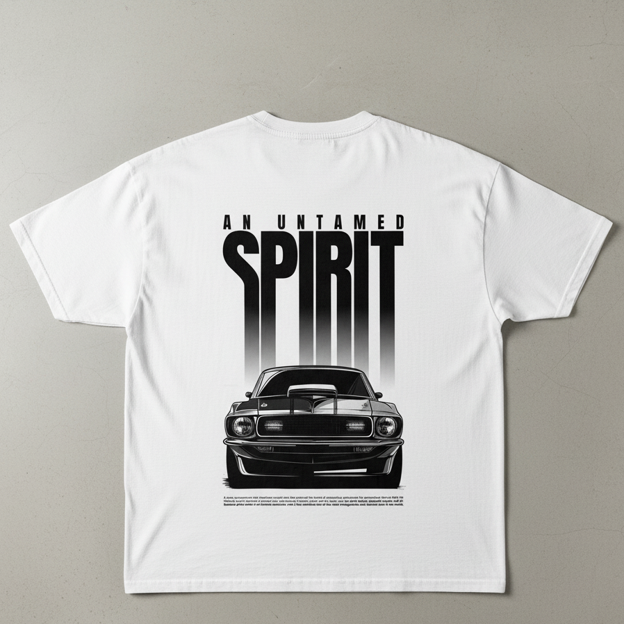 🐎 Ford Mustang: An Untamed Spirit Oversized Tee