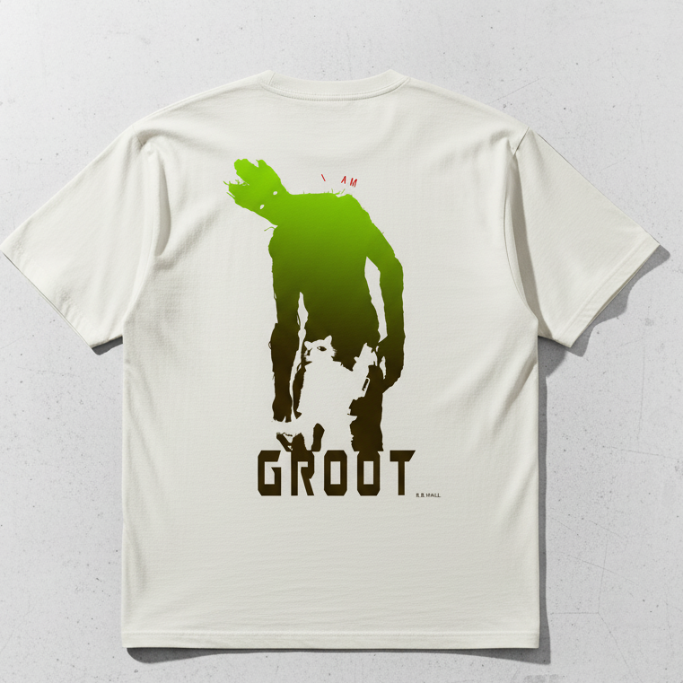 🌳 Groot: I Am Groot Oversized Tee