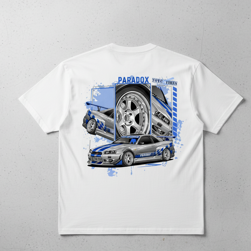💙 Nissan Skyline R34: Paradox Tuner Oversized Tee
