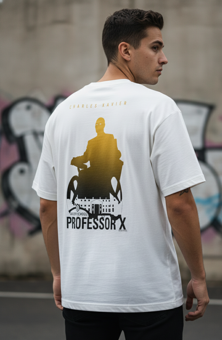 🧠 Professor X: The Mentor Oversized Tee