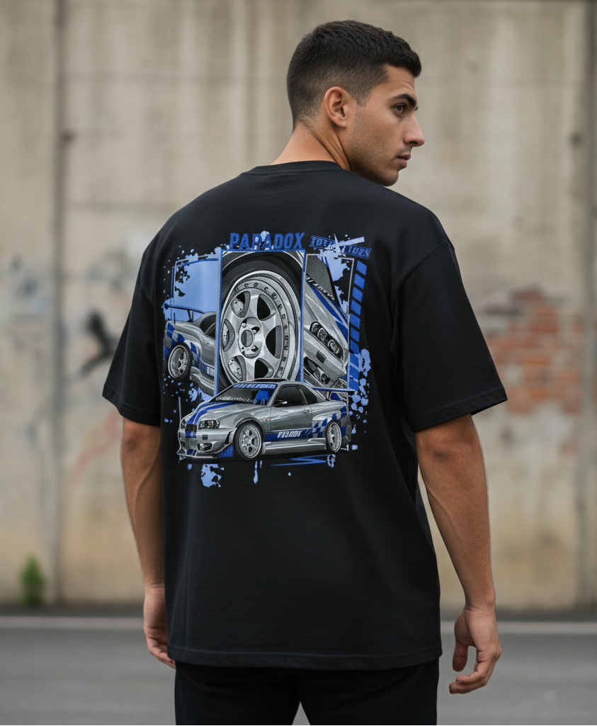 💙 Nissan Skyline R34: Paradox Tuner Oversized Tee