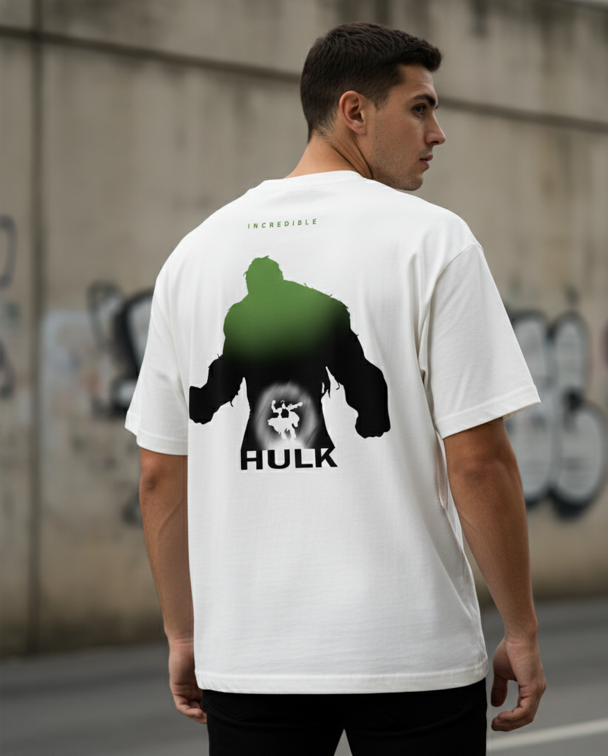 💥 Hulk: Incredible Strength Oversized Tee