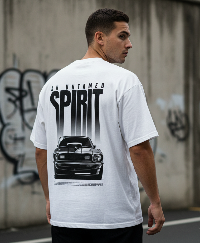 🐎 Ford Mustang: An Untamed Spirit Oversized Tee