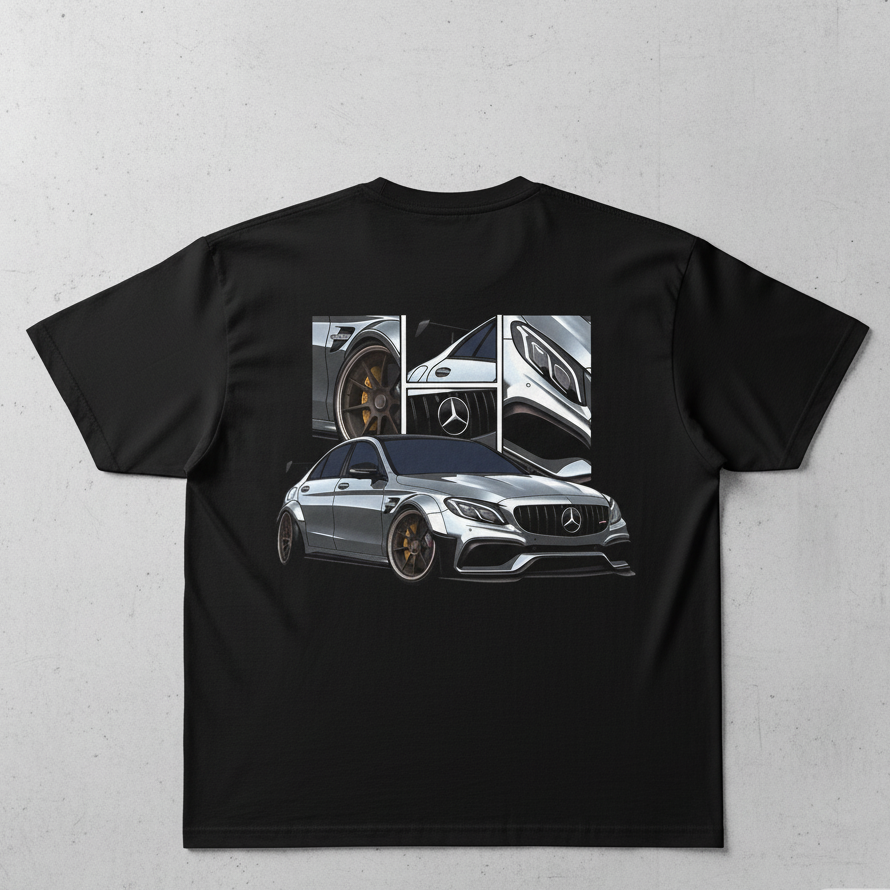 🇩🇪 Mercedes-AMG C-Class: Luxury Beast Oversized Tee
