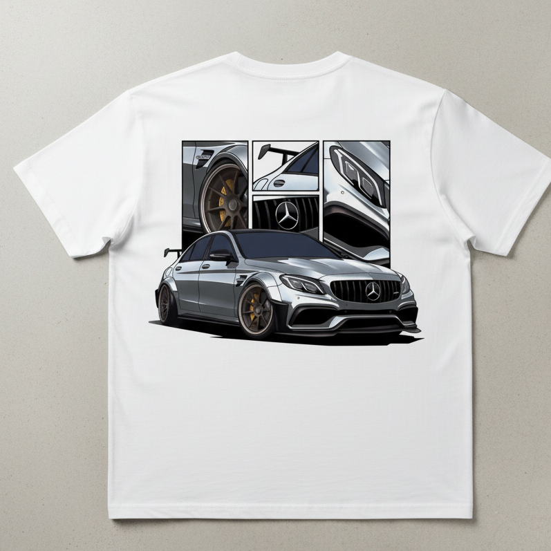 🇩🇪 Mercedes-AMG C-Class: Luxury Beast Oversized Tee
