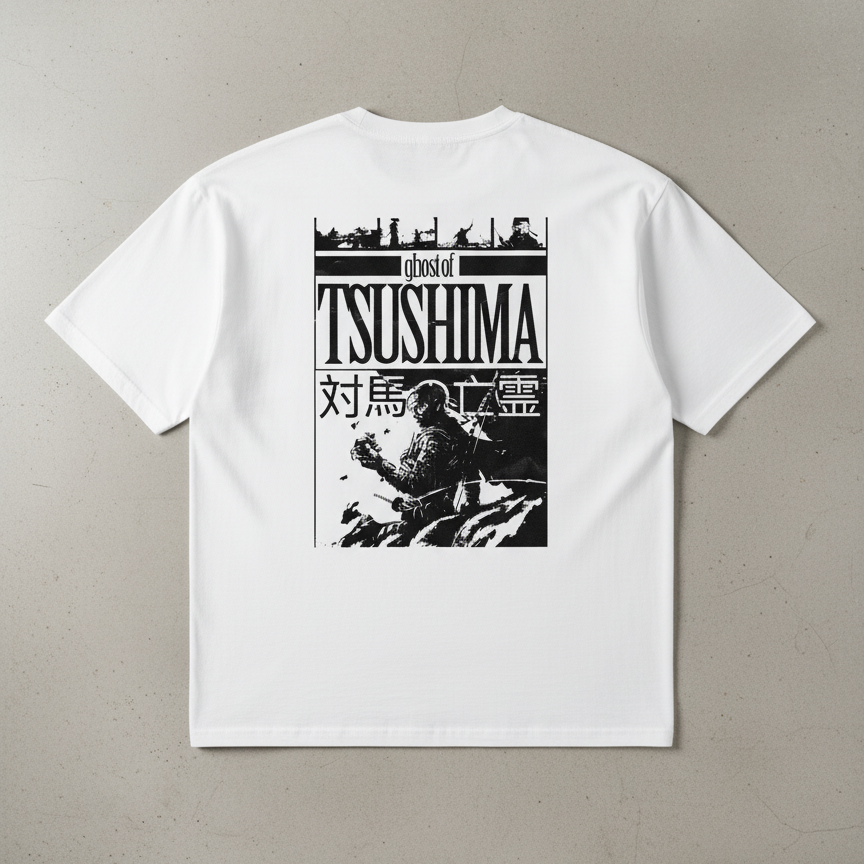 👻 Ghost of Tsushima: Samurai Oversized Tee
