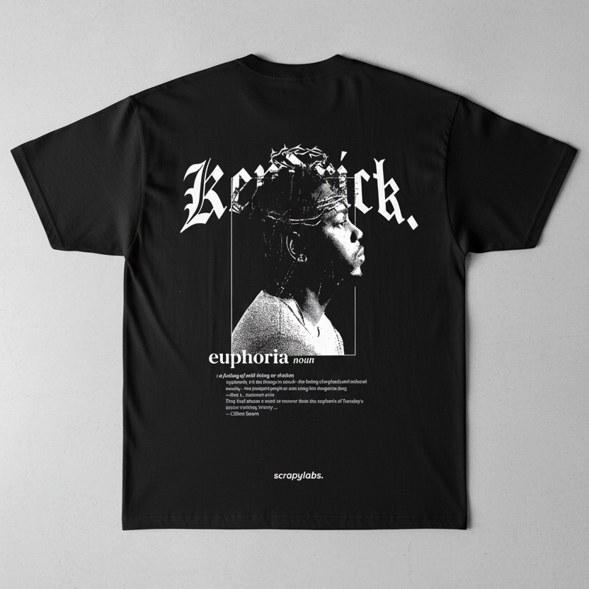 👑 Kendrick Lamar: Euphoria Definition Oversized Tee