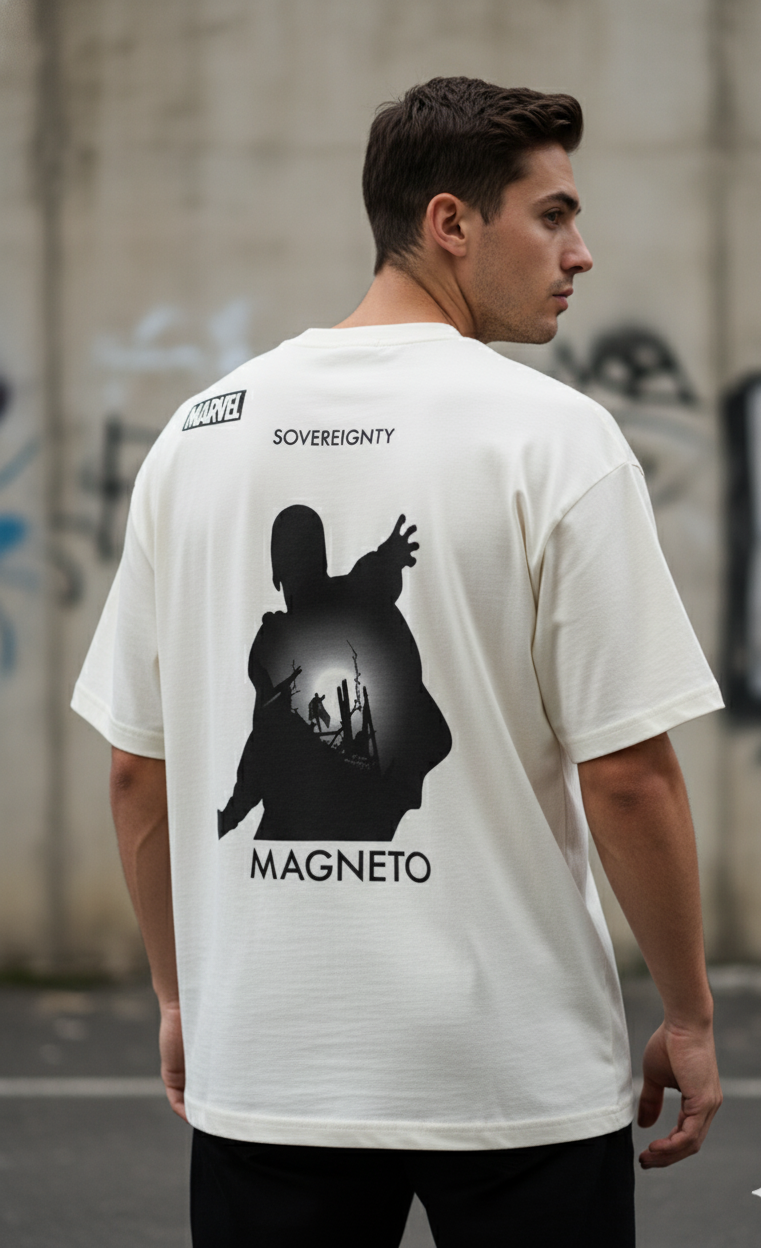 🧲 Marvel's Magneto: Sovereignty Oversized Tee