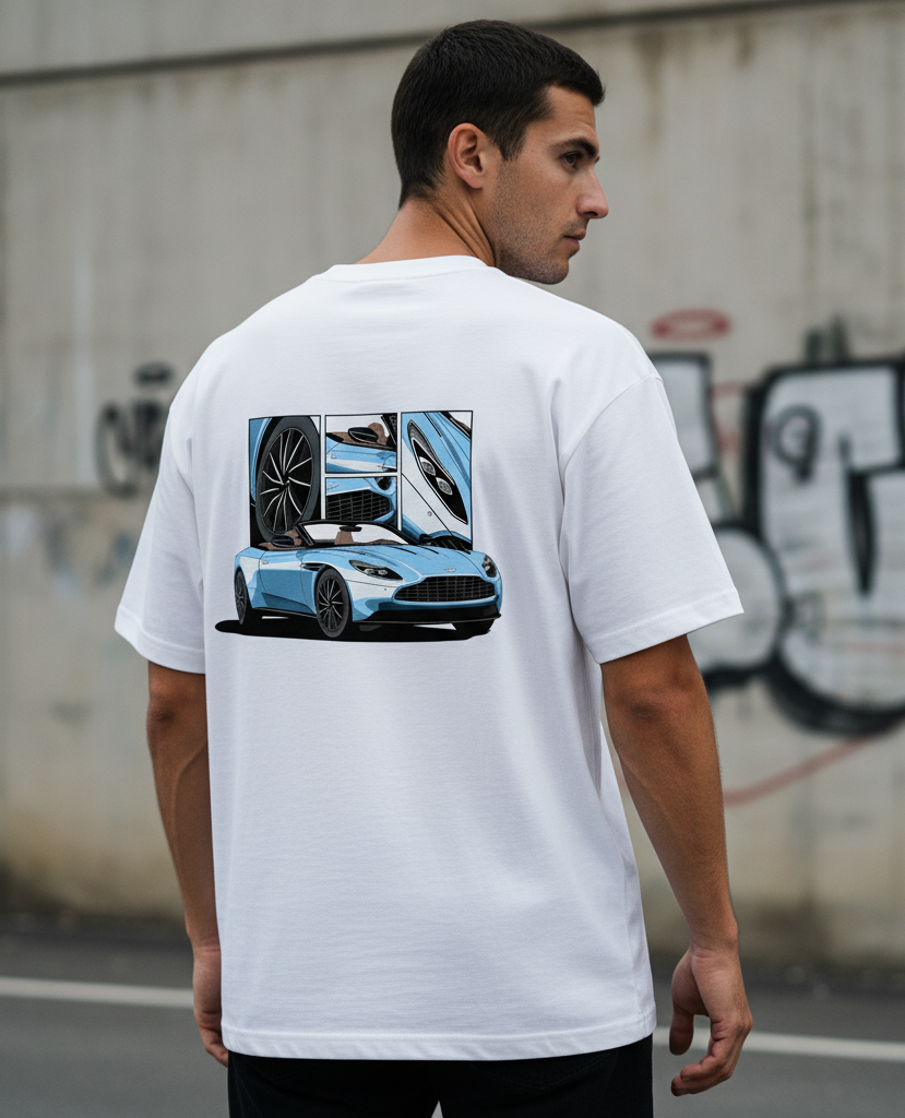 💎 Aston Martin DB11: British Elegance Oversized Tee