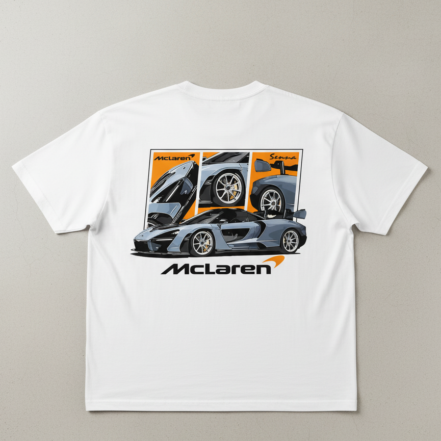 🏎️ McLaren Senna: Track Weapon Oversized Tee