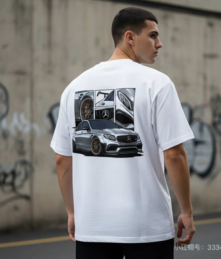 🇩🇪 Mercedes-AMG C-Class: Luxury Beast Oversized Tee