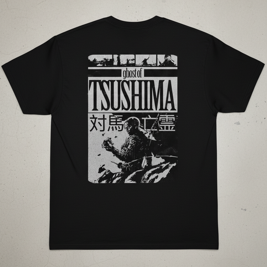 👻 Ghost of Tsushima: Samurai Oversized Tee