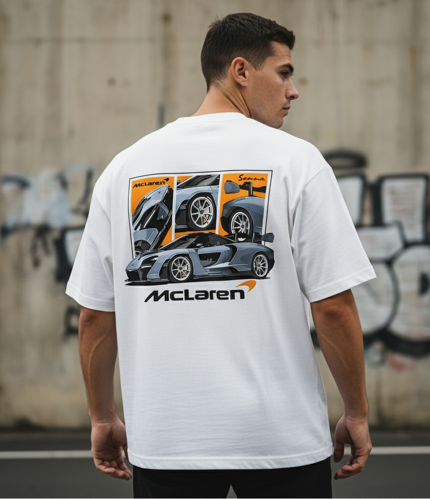 🏎️ McLaren Senna: Track Weapon Oversized Tee