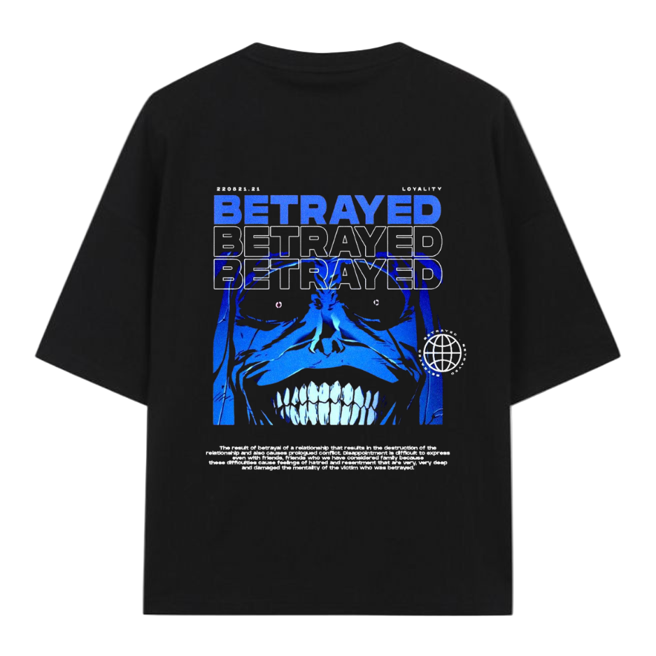 😈 Betrayed: Loyalty Lost Oversized Tee