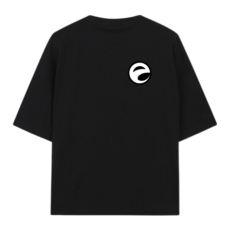 🖤 Fading Away: Existential Panel Oversized Tee