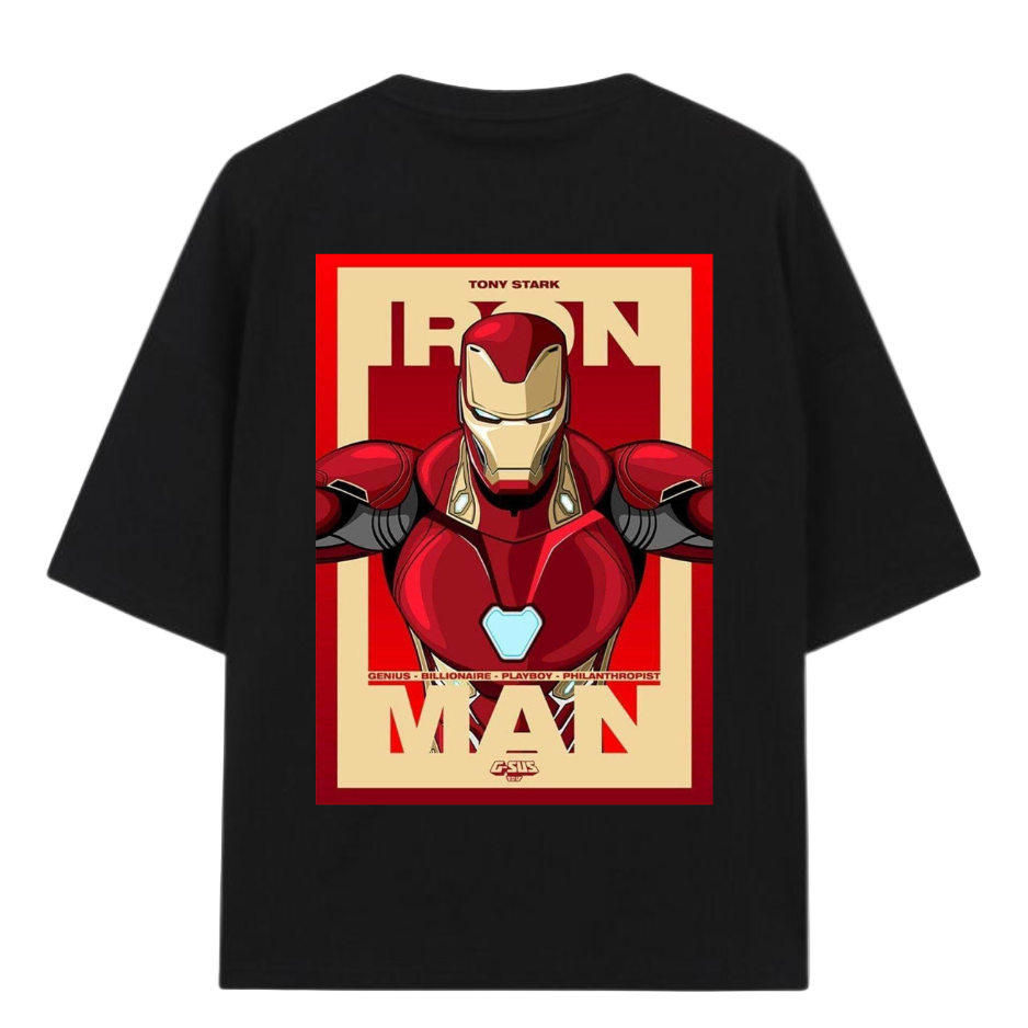 🤖 The Iron Man "Genius, Billionaire, Playboy, Philanthropist" Tee