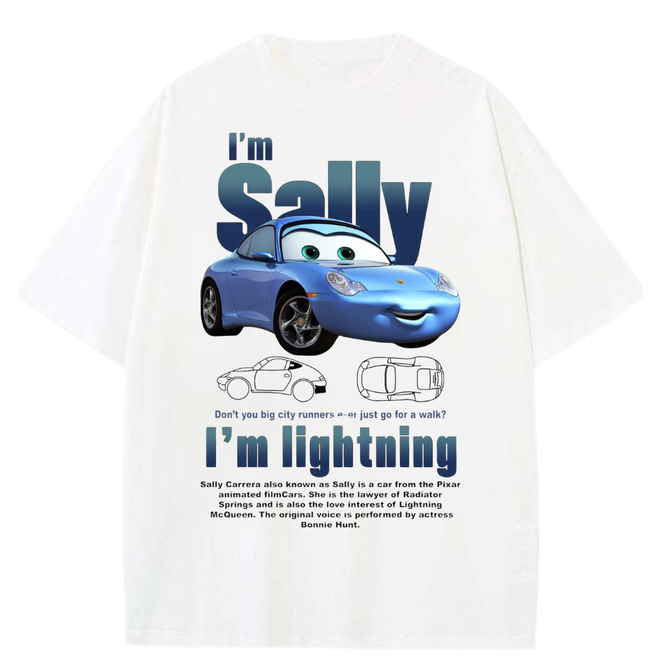 🚗 The "I'm Sally, I'm Lightning" Pixar Tee