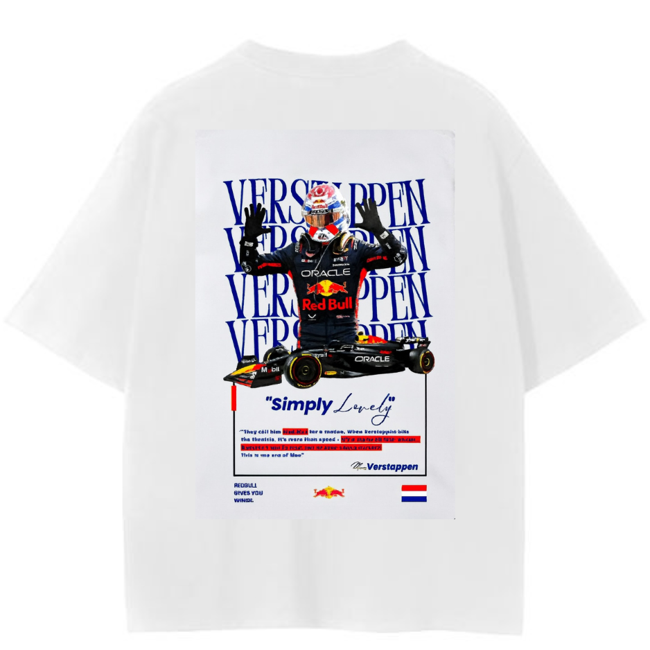 The Max Verstappen "Simply Lovely" F1 Tee