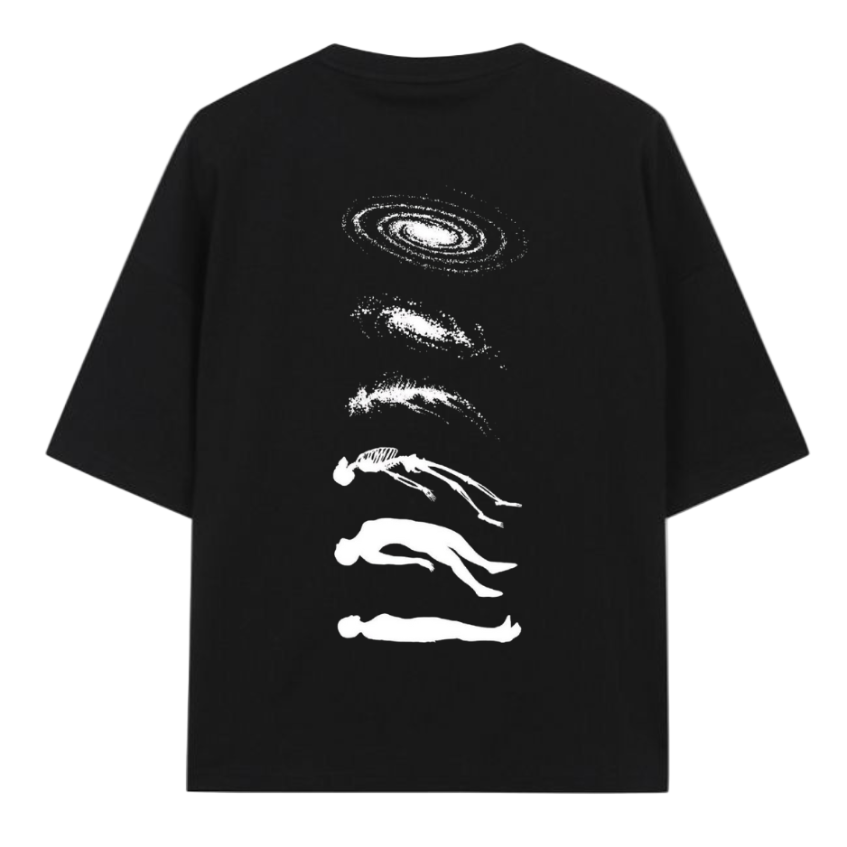 🌌 The "Cosmic Evolution" Abstract Graphic Tee