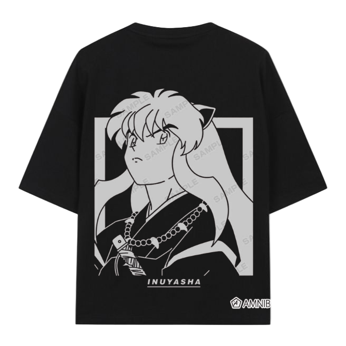 🐶 Inuyasha: Half-Demon Hero Oversized Tee