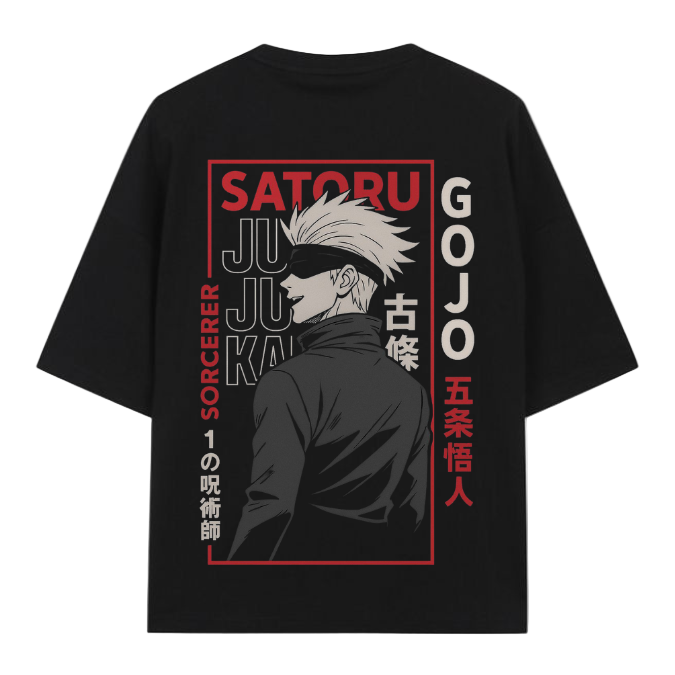 🕶️ Satoru Gojo: Strongest Sorcerer Oversized Tee