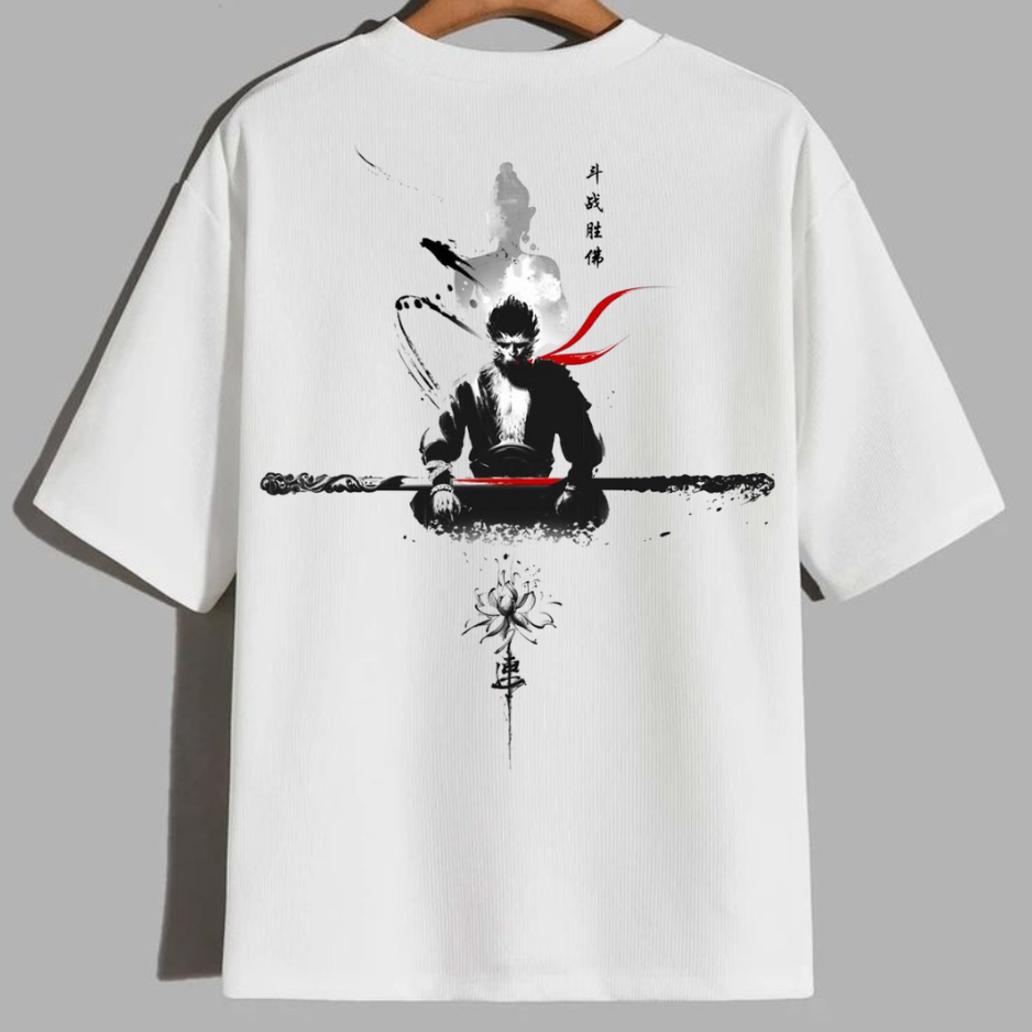 🐒 Sun Wukong: Journey to the West Art Oversized Tee