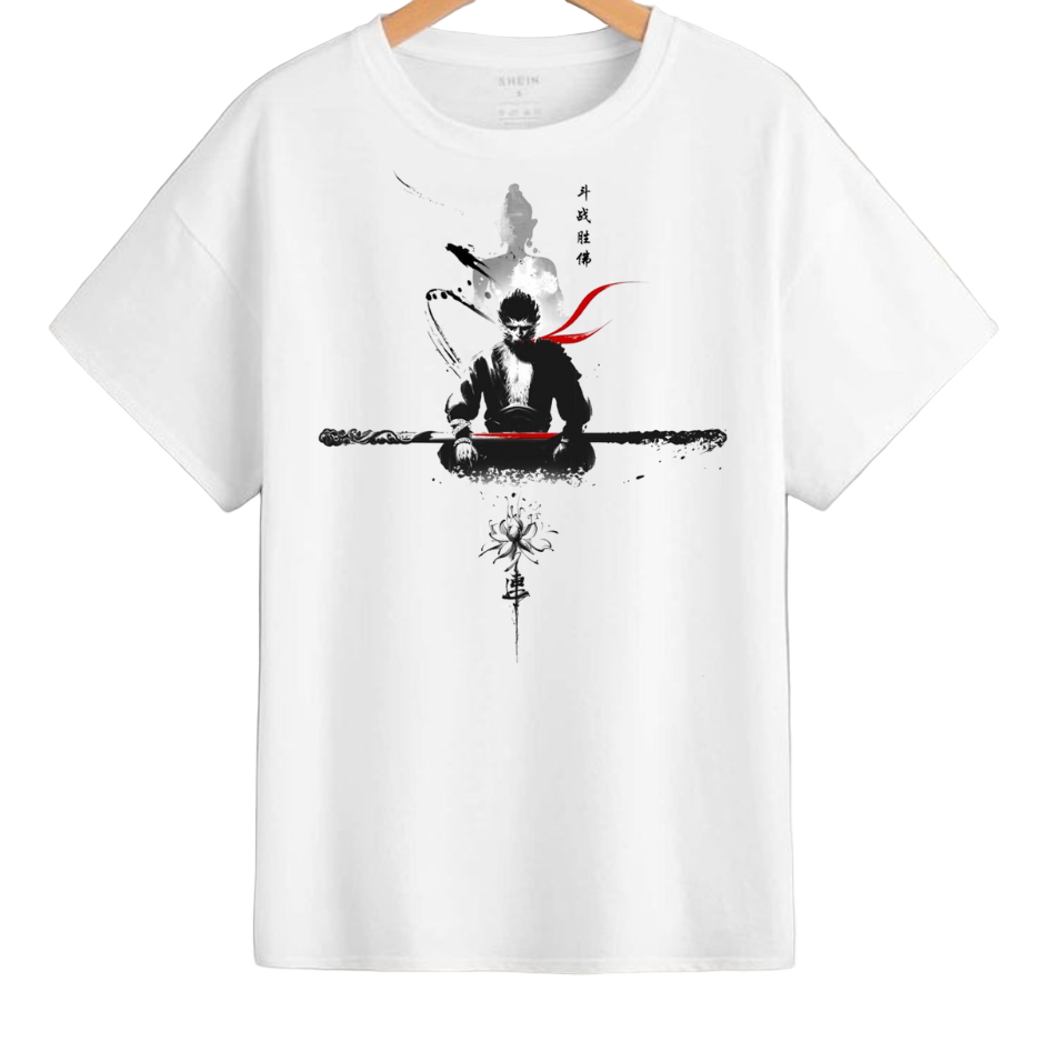 🐒 Sun Wukong: Zen Warrior Oversized Tee