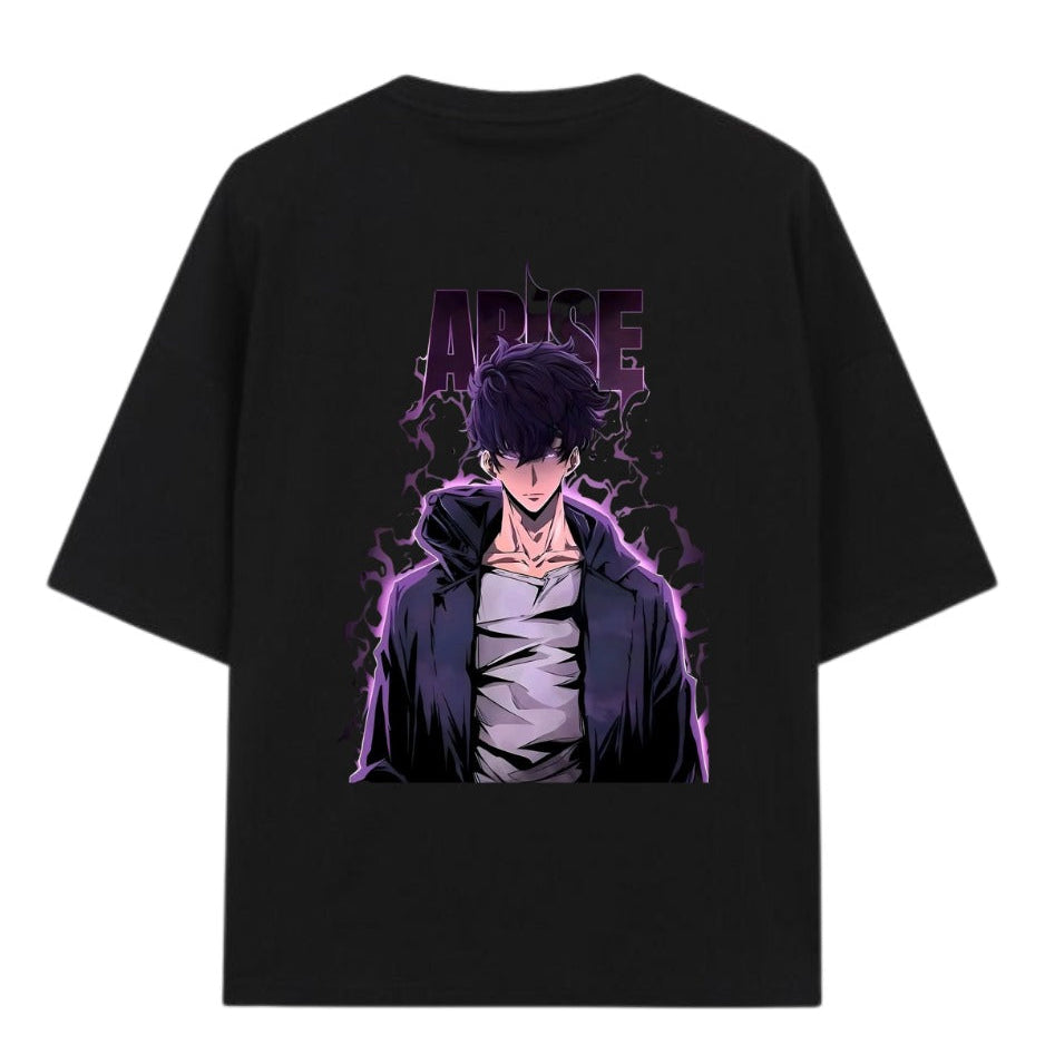 🟣 Solo Leveling: ARISE Shadow Monarch Oversized Tee