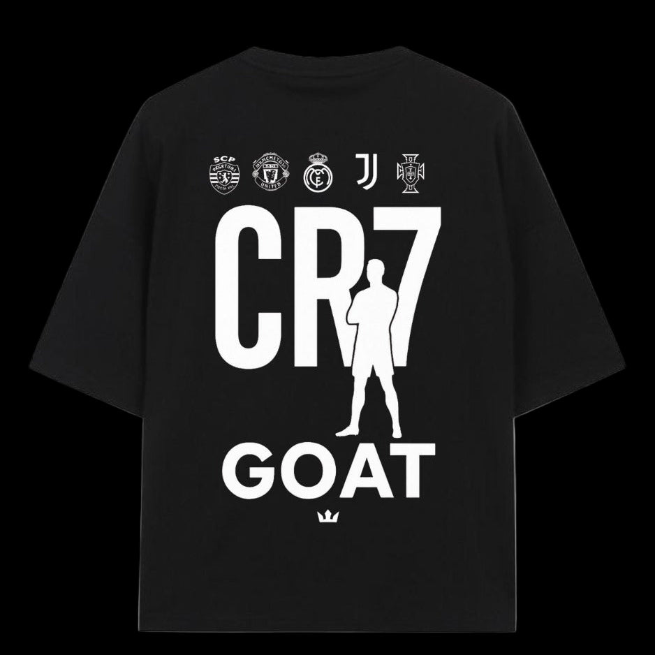 👑  The Cristiano Ronaldo "CR7 GOAT" Legacy Tee