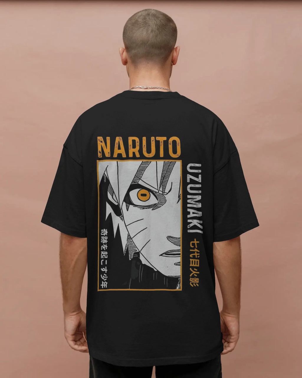 🦊 Naruto Uzumaki: Nine-Tails Power Oversized Tee