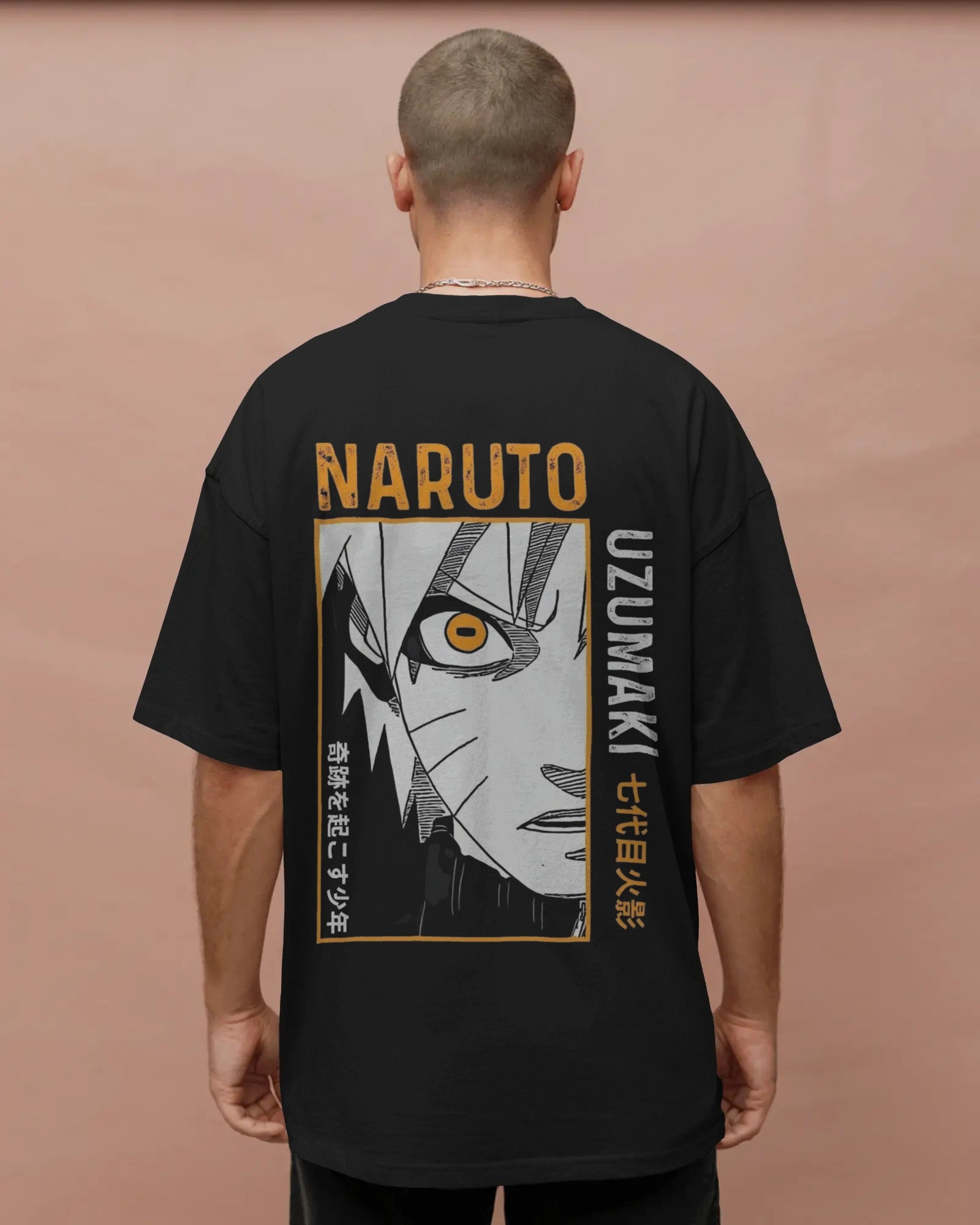 🦊 Naruto Uzumaki: Nine-Tails Power Oversized Tee