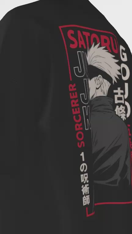 🕶️ Satoru Gojo: Strongest Sorcerer Oversized Tee